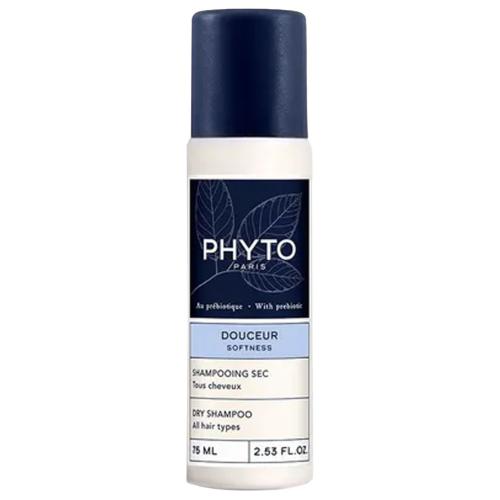 Phyto Douceur Softness Dry Shampoo All Hair Types Ξηρό Σαμπουάν για Όγκο, Κατάλληλο για Όλους τους Τύπους Μαλλιών 75ml